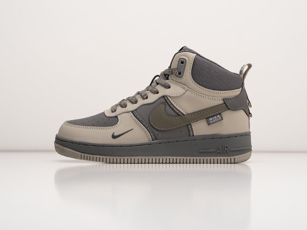 Nike Air Force 1 Winter Grey Beige Olive Green