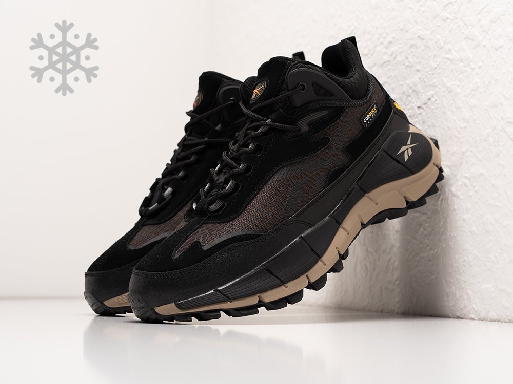 Reebok Zig Kinetica II Edge Winter коричневые текстиль мужские (AR30152) - фото 2