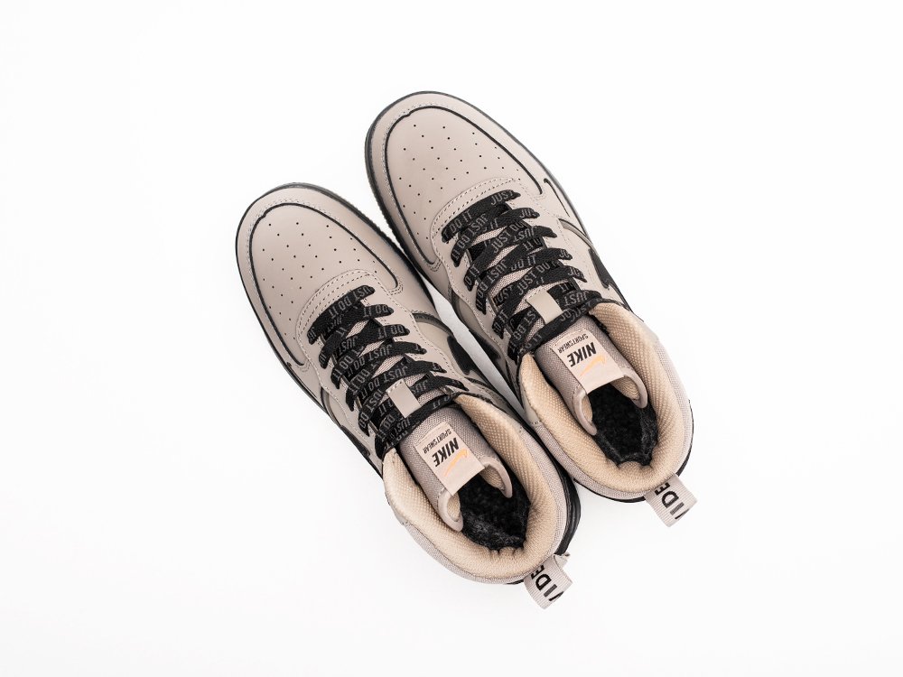 Nike Air Force 1 Winter WMNS серые кожа женские (AR30156) - фото 3 Nike Air Force 1 Winter WMNS серые кожа женские (AR30156) - фото 3