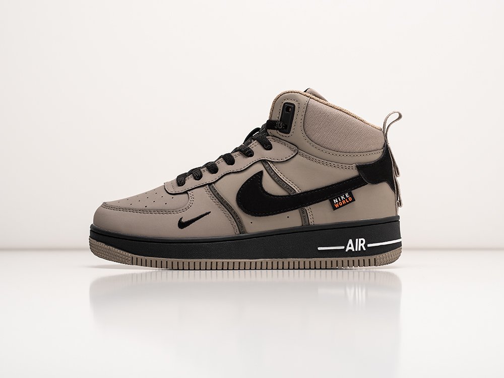 Nike Air Force 1 Winter WMNS серые кожа женские (AR30156) - фото 1 Nike Air Force 1 Winter WMNS серые кожа женские (AR30156) - фото 1