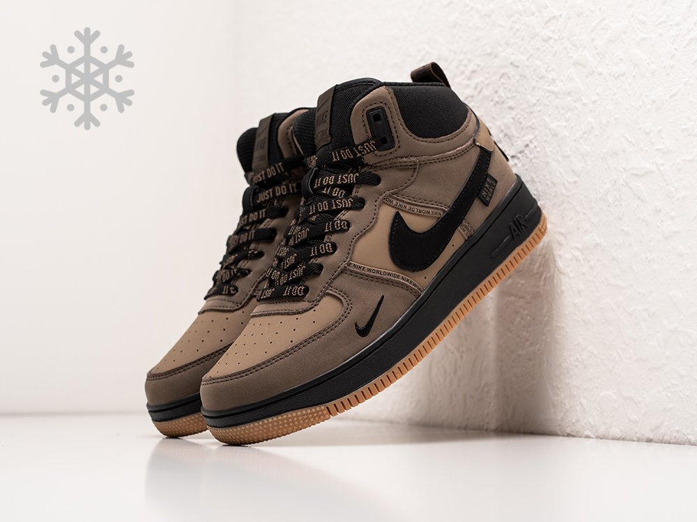 Nike Air Force 1 Winter WMNS коричневые кожа женские (AR30157) - фото 2 Nike Air Force 1 Winter WMNS коричневые кожа женские (AR30157) - фото 2