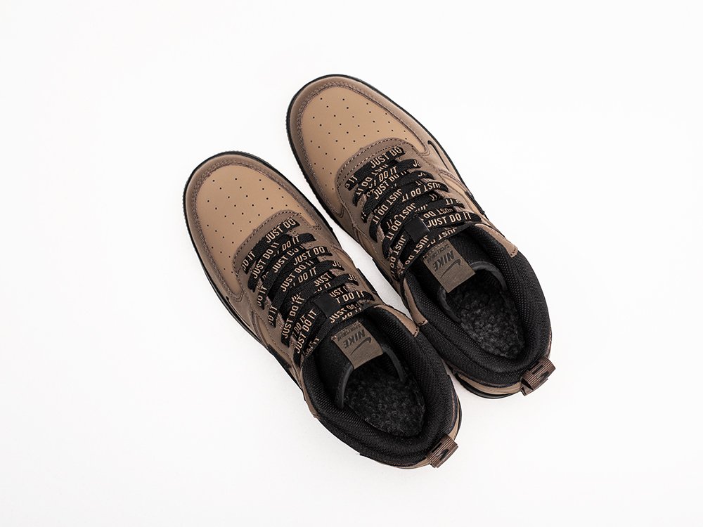 Nike Air Force 1 Winter WMNS коричневые кожа женские (AR30157) - фото 3 Nike Air Force 1 Winter WMNS коричневые кожа женские (AR30157) - фото 3