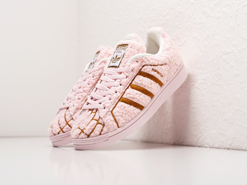 Adidas Superstar Conchas Pack - Strawberry WMNS розовые текстиль женские (AR30215) - фото 2
