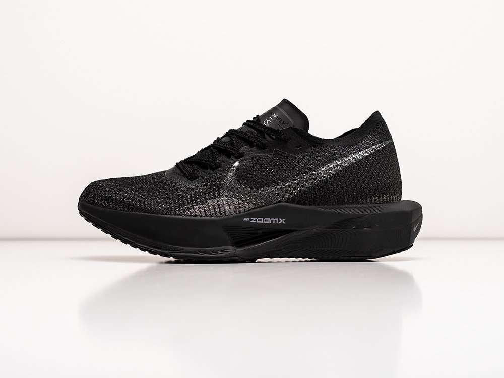 Nike ZoomX Vaporfly NEXT% 3 черные текстиль мужские (AR30220) - фото 1