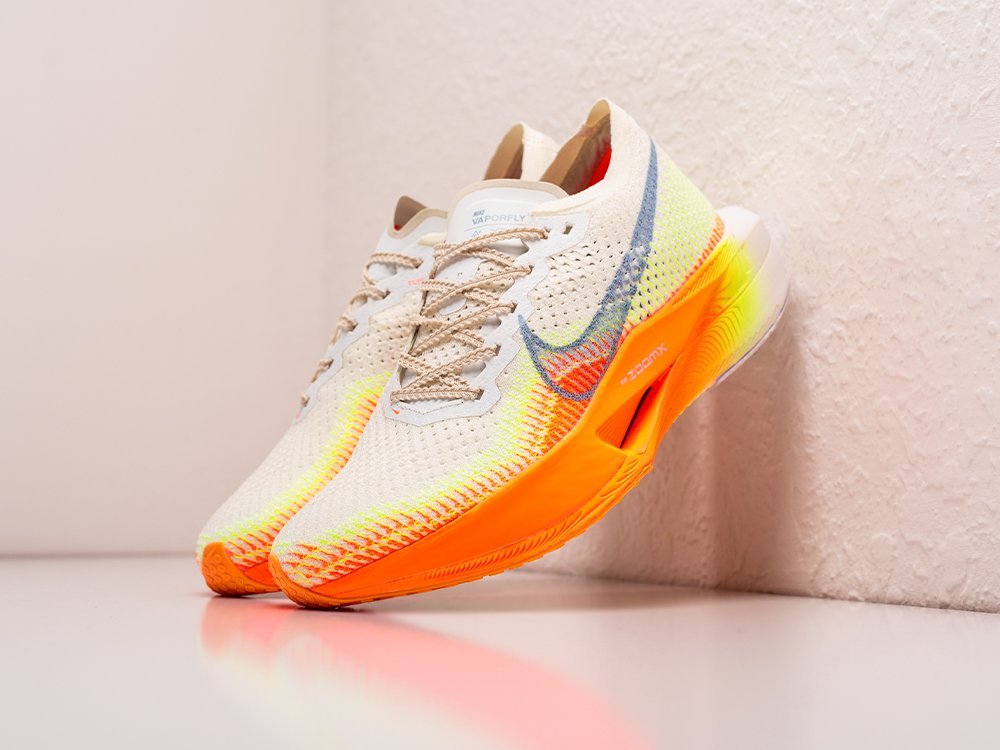 Nike ZoomX Vaporfly NEXT% 3 Sail Orange WMNS белые текстиль женские (AR30222) - фото 2 Nike ZoomX Vaporfly NEXT% 3 Sail Orange WMNS белые текстиль женские (AR30222) - фото 2
