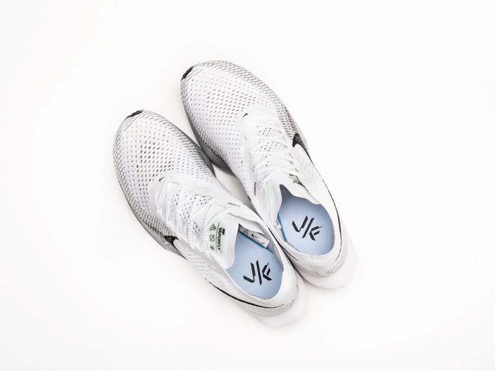 Nike ZoomX Vaporfly NEXT% 3 White Particle Grey WMNS белые текстиль женские (AR30224) - фото 3 Nike ZoomX Vaporfly NEXT% 3 White Particle Grey WMNS белые текстиль женские (AR30224) - фото 3