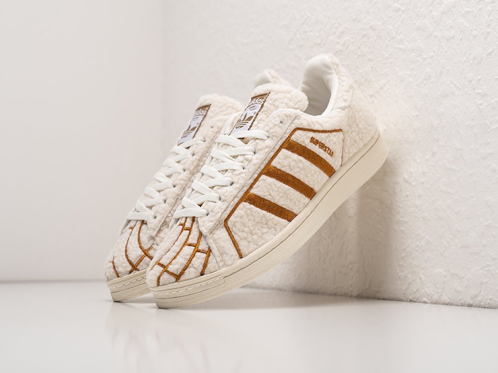 Adidas Superstar Conchas Pack - Vanilla WMNS белые текстиль женские (AR30228) - фото 2 Adidas Superstar Conchas Pack - Vanilla WMNS белые текстиль женские (AR30228) - фото 2