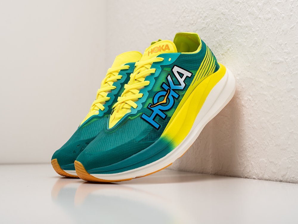 Hoka Rocket X 2 зеленые текстиль мужские (AR30234) - фото 2 Hoka Rocket X 2 зеленые текстиль мужские (AR30234) - фото 2