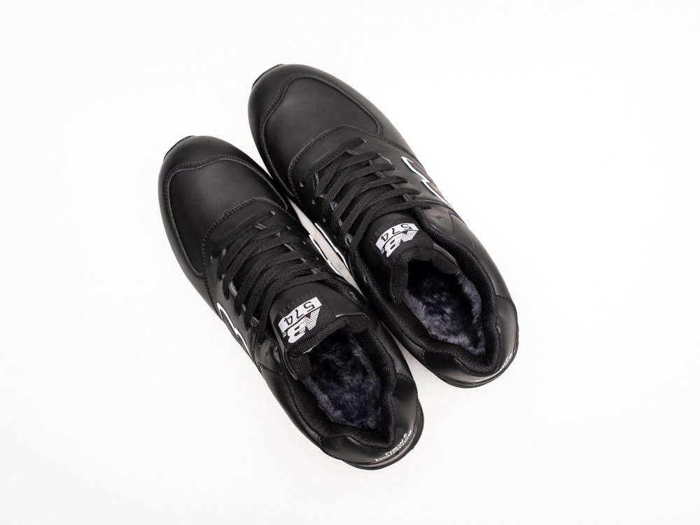 New Balance 574 Mid черные кожа мужские (AR30246) - фото 3 New Balance 574 Mid черные кожа мужские (AR30246) - фото 3