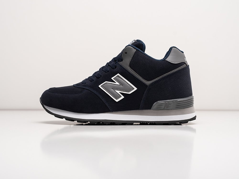 New Balance 574 Mid синие замша мужские (AR30247) - фото 1 New Balance 574 Mid синие замша мужские (AR30247) - фото 1