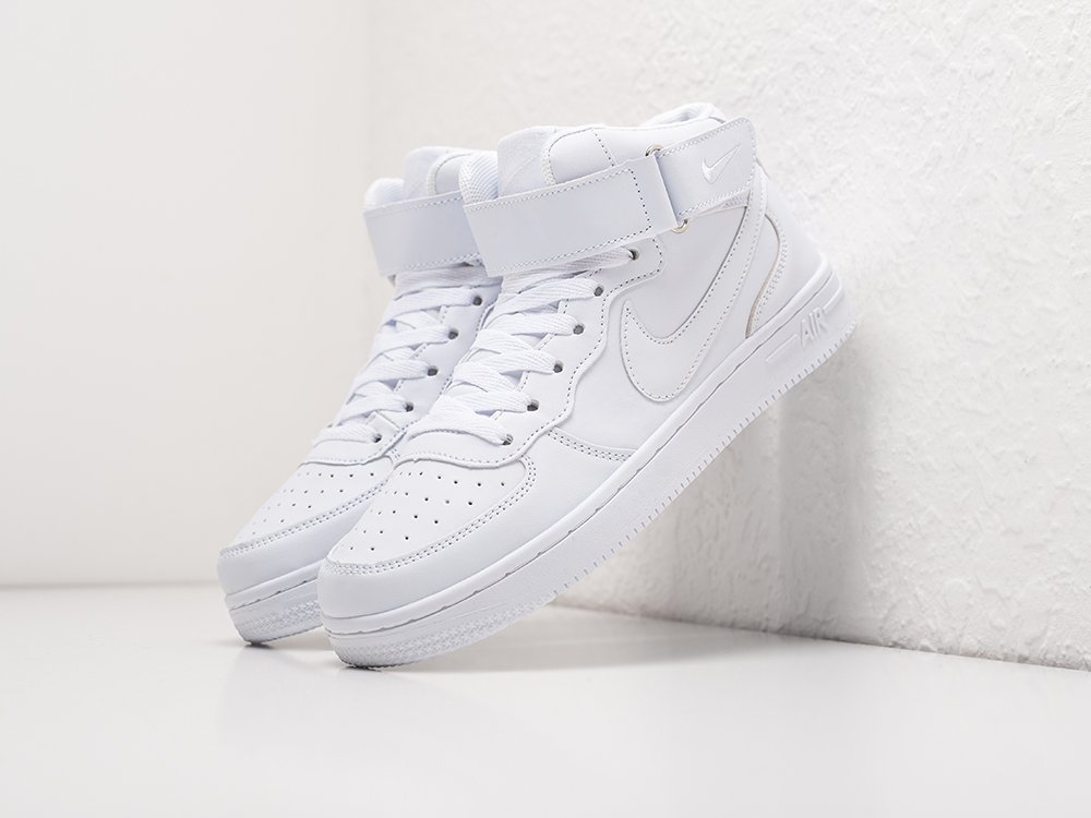 Nike Air Force 1 белые кожа женские (AR30258) - фото 2 Nike Air Force 1 белые кожа женские (AR30258) - фото 2