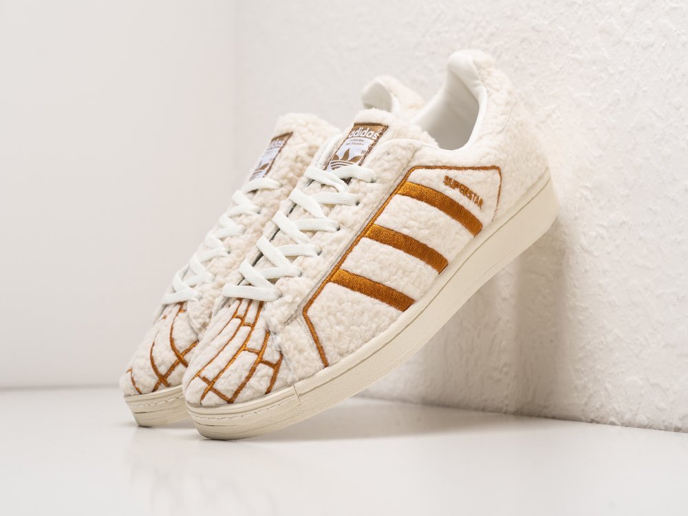 Adidas Superstar Conchas Pack - Vanilla белые текстиль мужские (AR30266) - фото 2