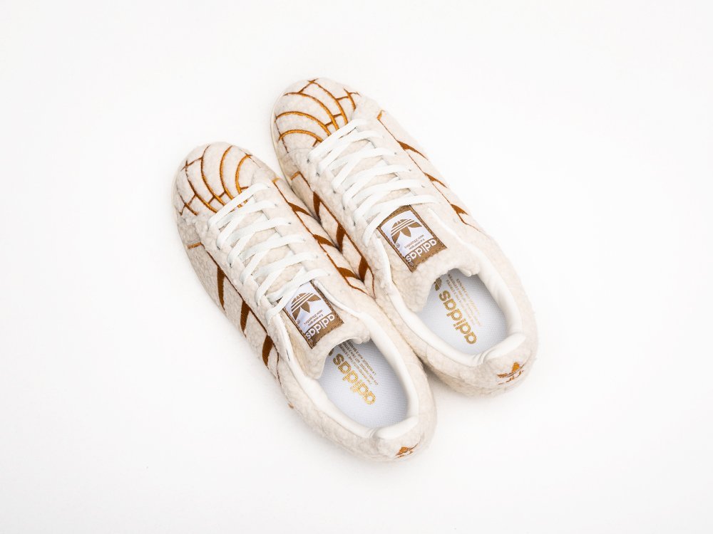 Adidas Superstar Conchas Pack - Vanilla белые текстиль мужские (AR30266) - фото 3 Adidas Superstar Conchas Pack - Vanilla белые текстиль мужские (AR30266) - фото 3