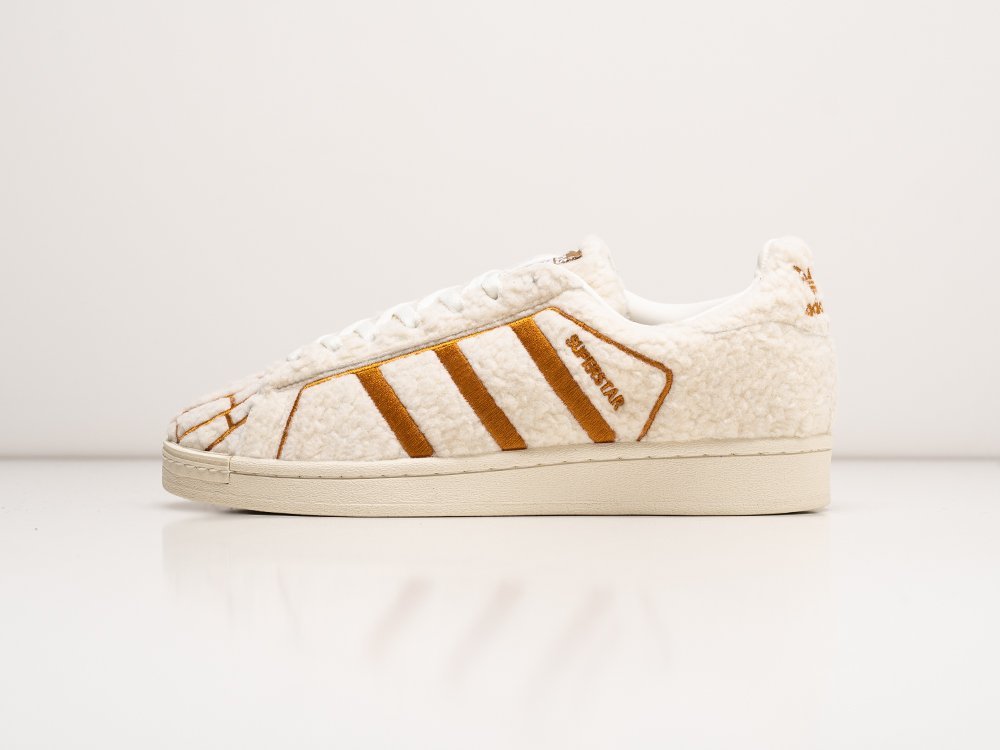 Adidas Superstar Conchas Pack - Vanilla белые текстиль мужские (AR30266) - фото 1 Adidas Superstar Conchas Pack - Vanilla белые текстиль мужские (AR30266) - фото 1