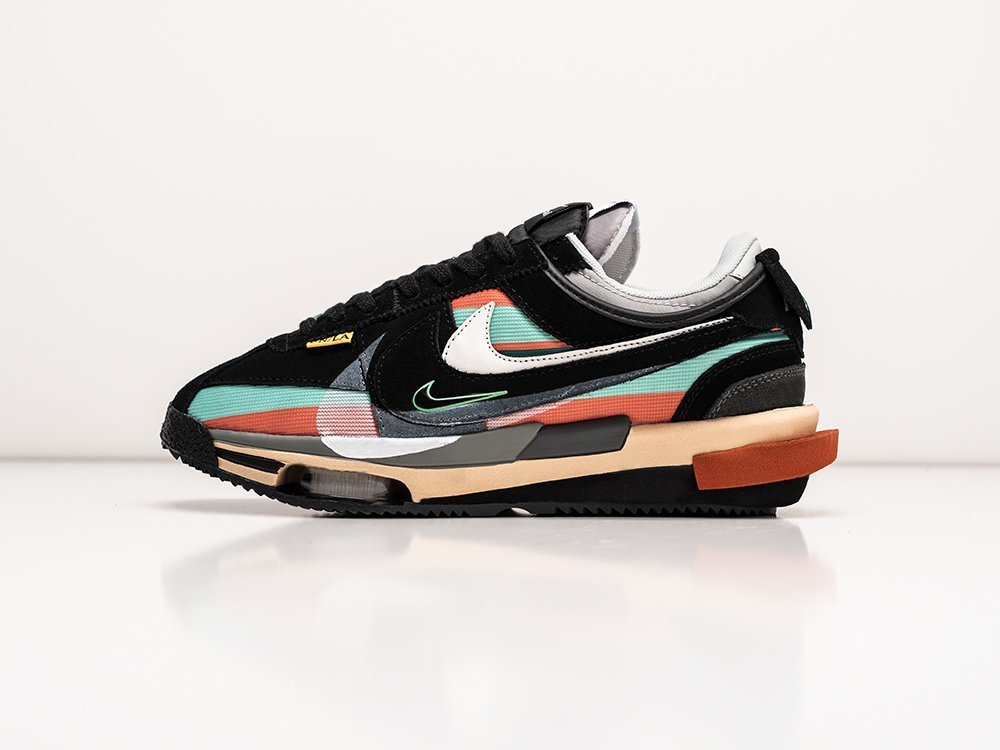 Nike x Union LA x Sacai x Cortez 4.0 черные замша мужские (AR30269) - фото 1 Nike x Union LA x Sacai x Cortez 4.0 черные замша мужские (AR30269) - фото 1