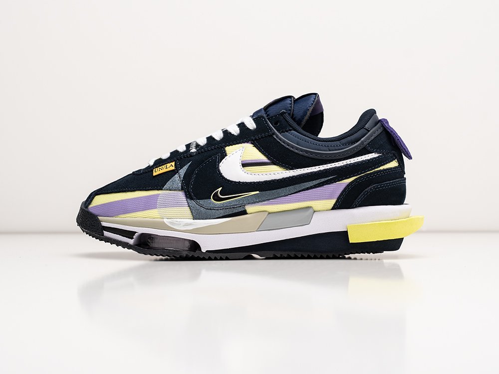 Nike x Union LA x Sacai x Cortez 4.0 синие замша мужские (AR30270) - фото 1 Nike x Union LA x Sacai x Cortez 4.0 синие замша мужские (AR30270) - фото 1