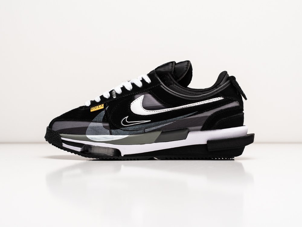 Nike x Union LA x Sacai x Cortez 4.0 черные замша мужские (AR30271) - фото 1 Nike x Union LA x Sacai x Cortez 4.0 черные замша мужские (AR30271) - фото 1