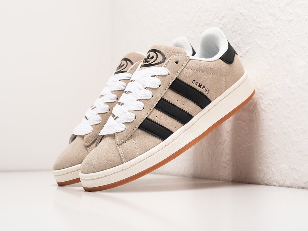 Adidas Campus бежевые замша мужские (AR30329) - фото 2 Adidas Campus бежевые замша мужские (AR30329) - фото 2