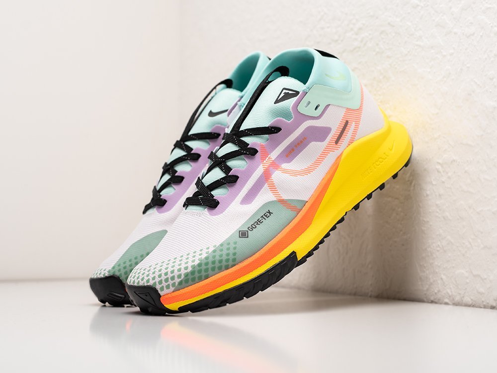 Nike React Pegasus Trail 4 GTX разноцветные текстиль мужские (AR30331) - фото 2