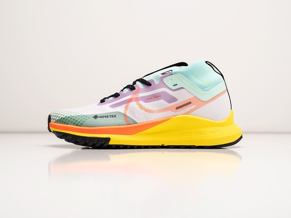 Nike React Pegasus Trail 4 GTX разноцветные текстиль мужские (AR30331) - фото 1