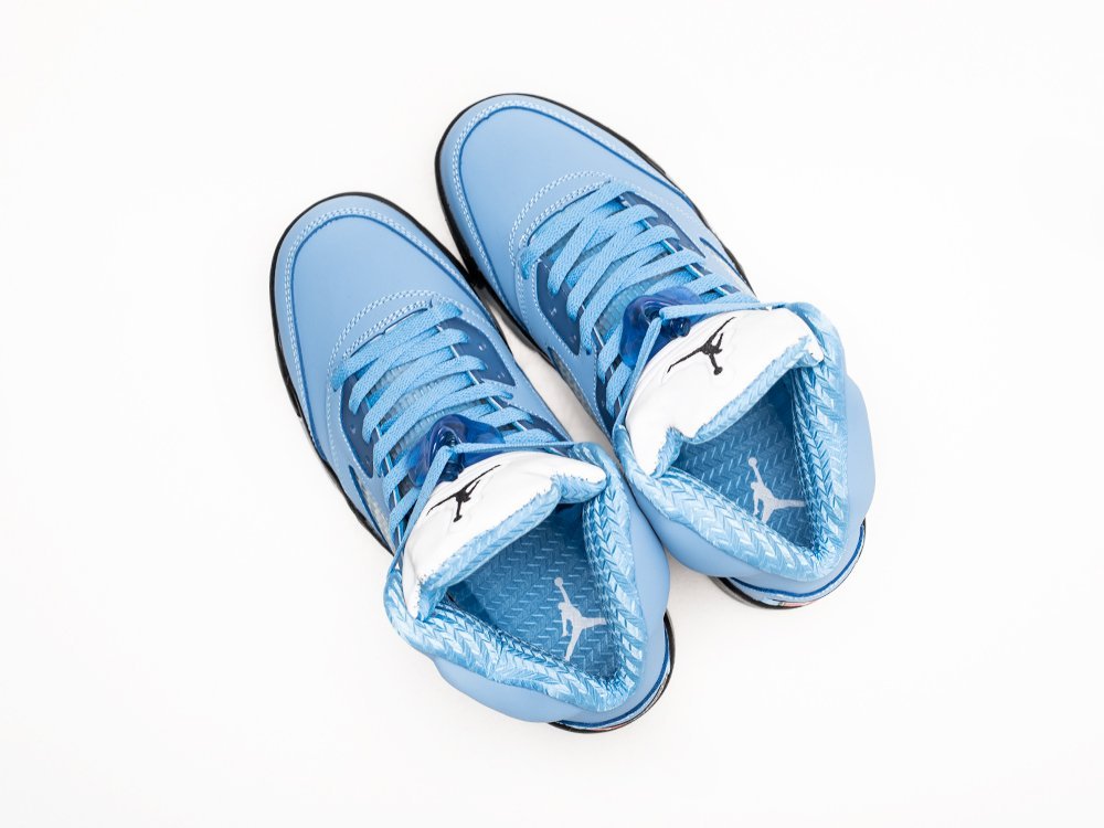 Nike Air Jordan 5 Air Jordan 5 Retro SE UNC University Blue голубые кожа мужские (AR30343) - фото 3 Nike Air Jordan 5 Air Jordan 5 Retro SE UNC University Blue голубые кожа мужские (AR30343) - фото 3
