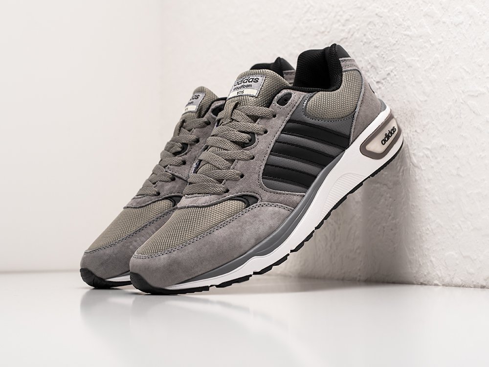 Adidas Cloudfoam 8TIS серые замша мужские (AR30376) - фото 2 Adidas Cloudfoam 8TIS серые замша мужские (AR30376) - фото 2