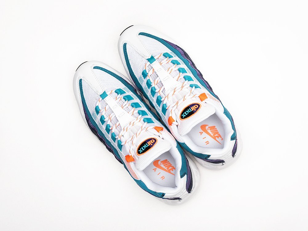 Nike Air Max 95 Hyper Jade синие кожа мужские (AR30379) - фото 3 Nike Air Max 95 Hyper Jade синие кожа мужские (AR30379) - фото 3