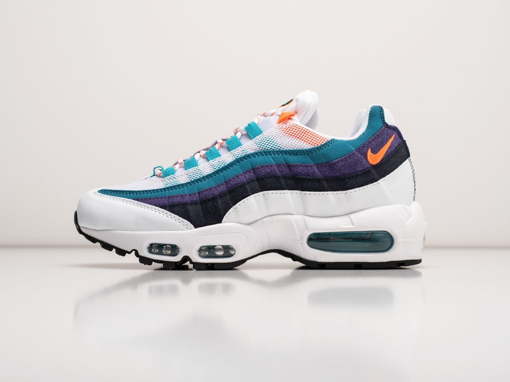 Nike Air Max 95 Hyper Jade синие кожа мужские (AR30379) - фото 1