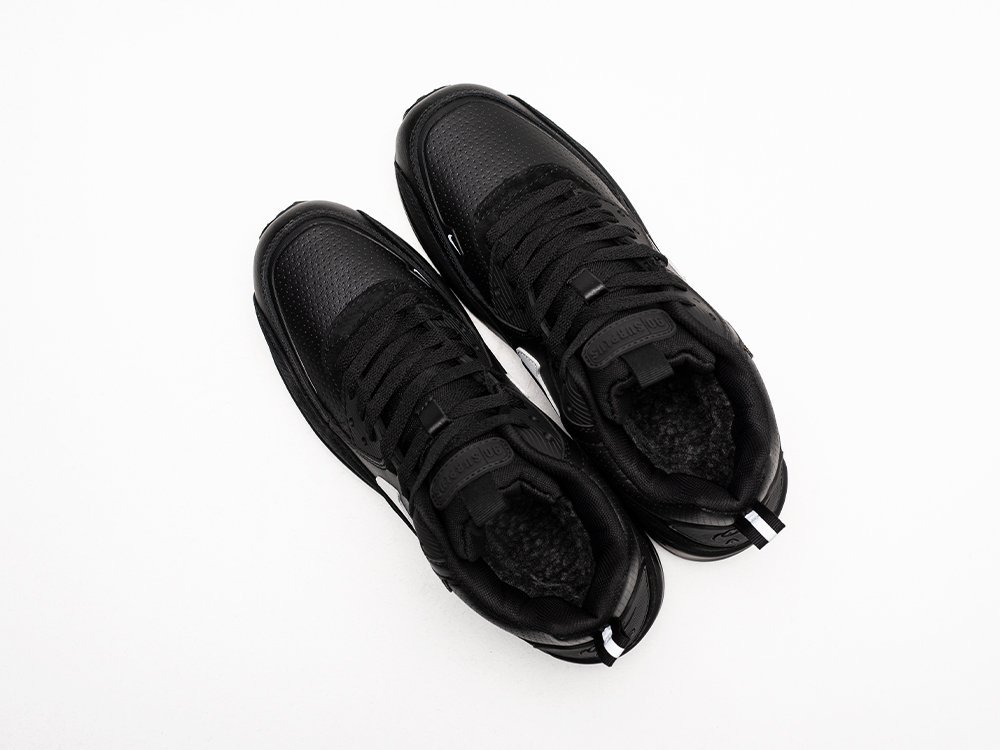 Nike Air Max 90 Sneakerboot WMNS черные кожа женские (AR30413) - фото 3