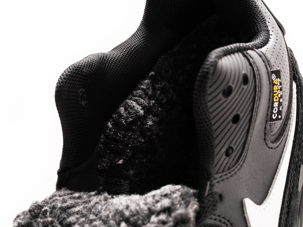 Nike Air Max 90 Sneakerboot WMNS черные кожа женские (AR30413) - фото 4