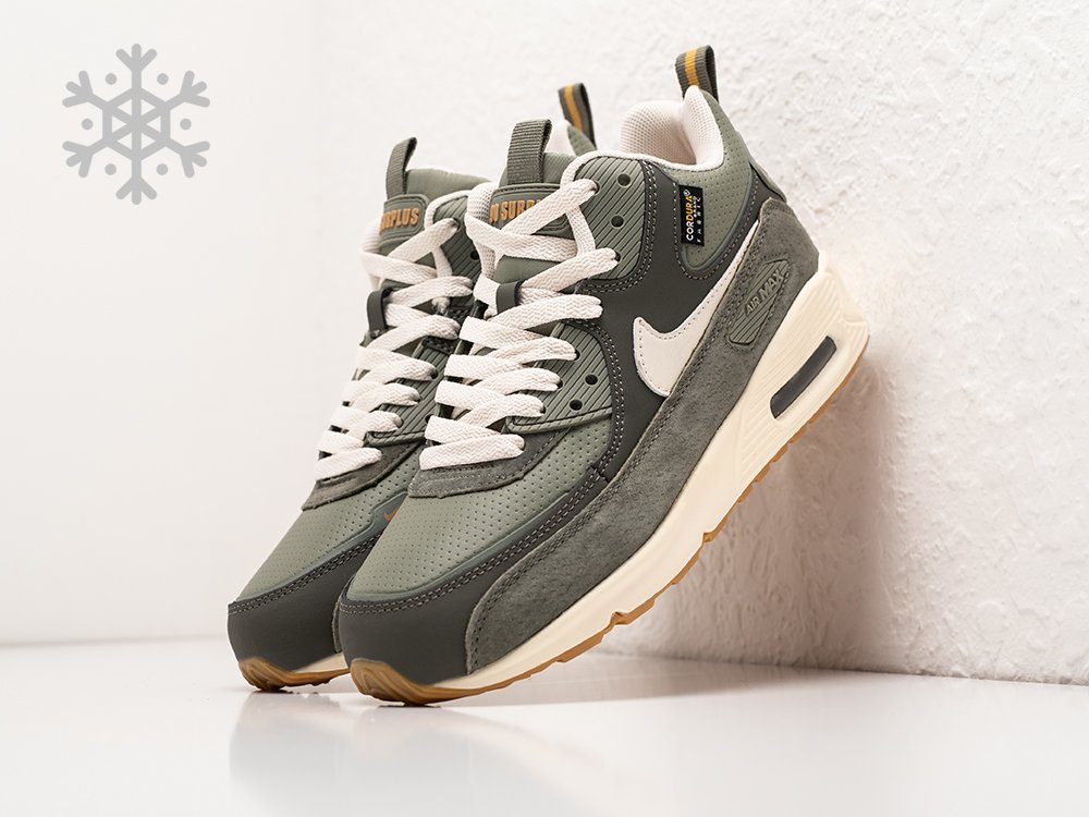 Nike Air Max 90 Sneakerboot WMNS зеленые кожа женские (AR30414) - фото 2