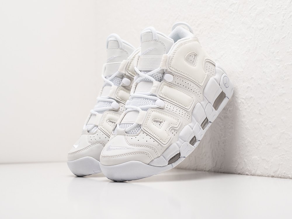 Nike Air More Uptempo WMNS белые кожа женские (AR30456) - фото 2 Nike Air More Uptempo WMNS белые кожа женские (AR30456) - фото 2