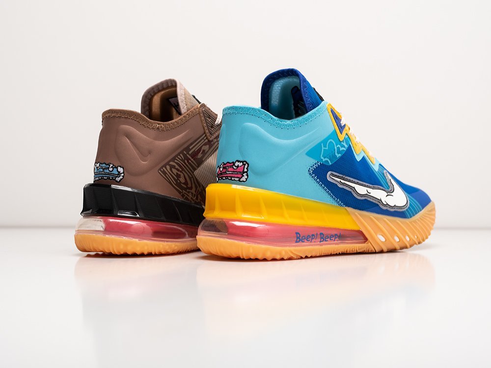 Nike Lebron XVIII разноцветные текстиль мужские (AR30459) - фото 4