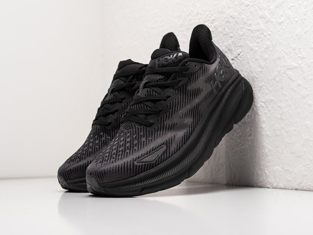 Hoka Clifton 9 черные текстиль мужские (AR30464) - фото 2 Hoka Clifton 9 черные текстиль мужские (AR30464) - фото 2