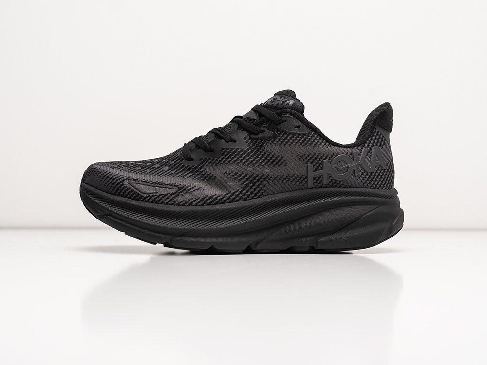 Hoka Clifton 9 черные текстиль мужские (AR30464) - фото 1 Hoka Clifton 9 черные текстиль мужские (AR30464) - фото 1