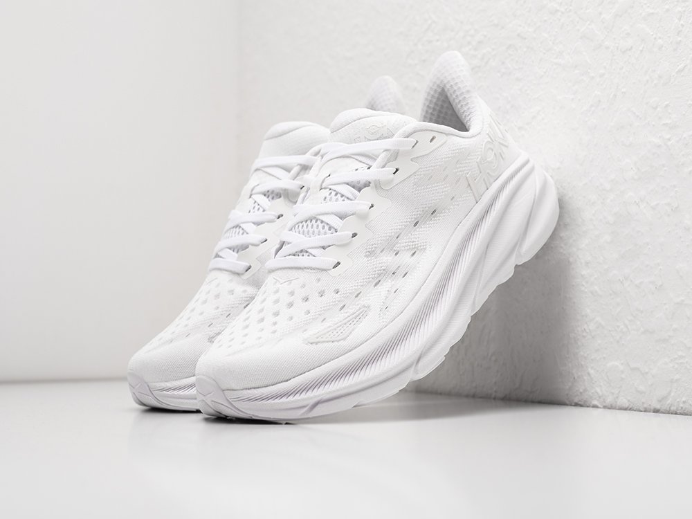 Hoka Clifton 9 белые текстиль мужские (AR30465) - фото 2 Hoka Clifton 9 белые текстиль мужские (AR30465) - фото 2
