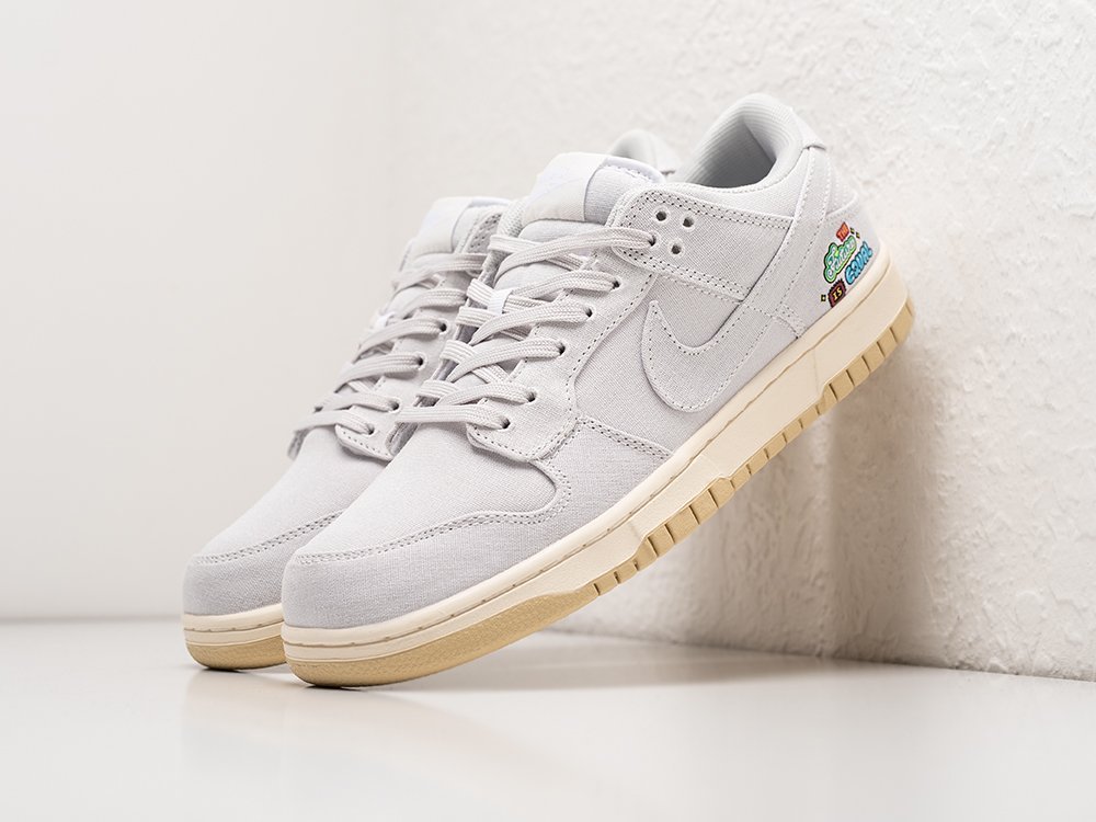 Nike SB Dunk Low The Future is Equal белые текстиль мужские (AR30485) - фото 2