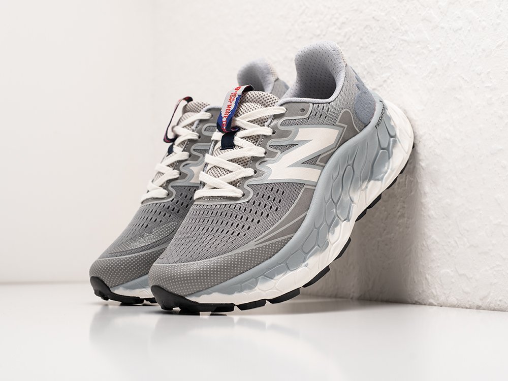 New Balance Fresh Foam X More Trail v3 WMNS серые текстиль женские (AR30496) - фото 2 New Balance Fresh Foam X More Trail v3 WMNS серые текстиль женские (AR30496) - фото 2