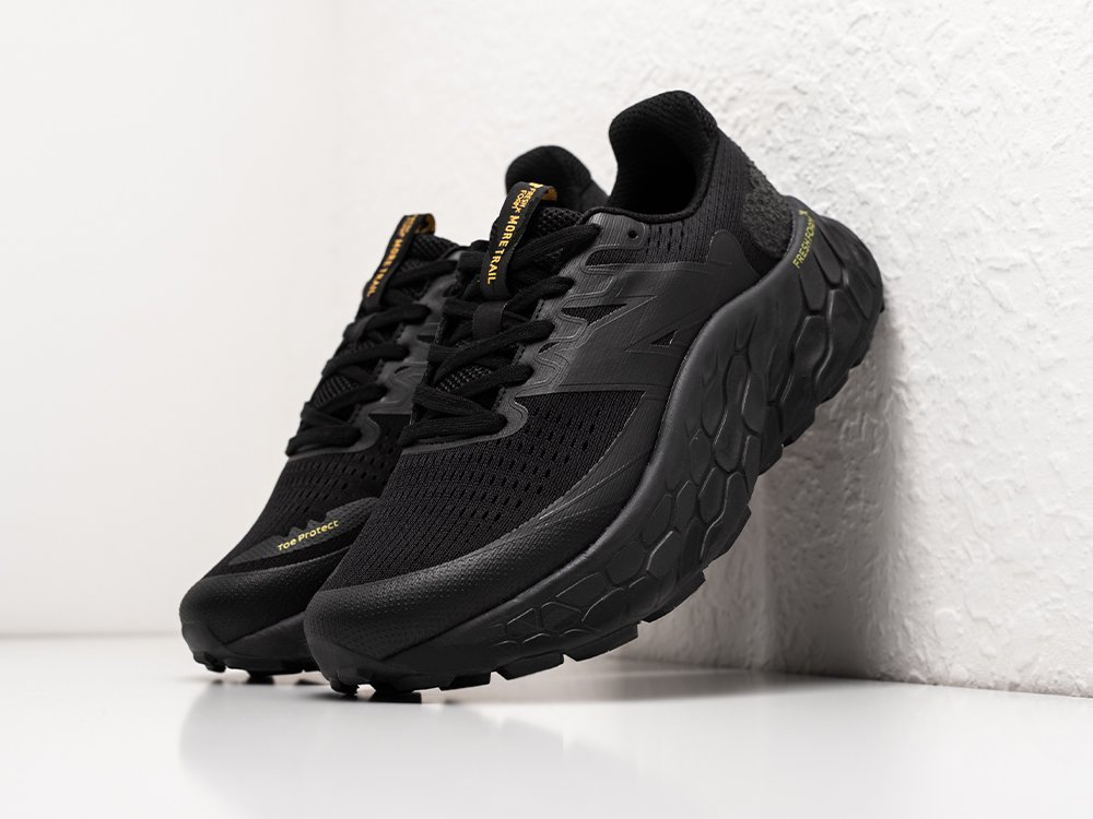 New Balance Fresh Foam X More Trail v3 черные текстиль мужские (AR30497) - фото 2 New Balance Fresh Foam X More Trail v3 черные текстиль мужские (AR30497) - фото 2