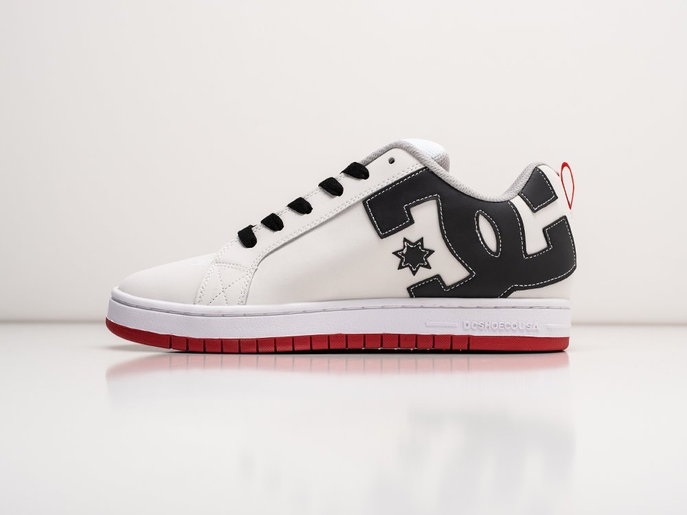 DC Court Graffik белые кожа мужские (AR30499) - фото 1 DC Court Graffik белые кожа мужские (AR30499) - фото 1