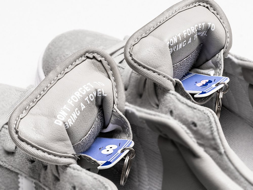 Adidas x South Park x Campus 80 серые текстиль мужские (AR30511) - фото 5 Adidas x South Park x Campus 80 серые текстиль мужские (AR30511) - фото 5