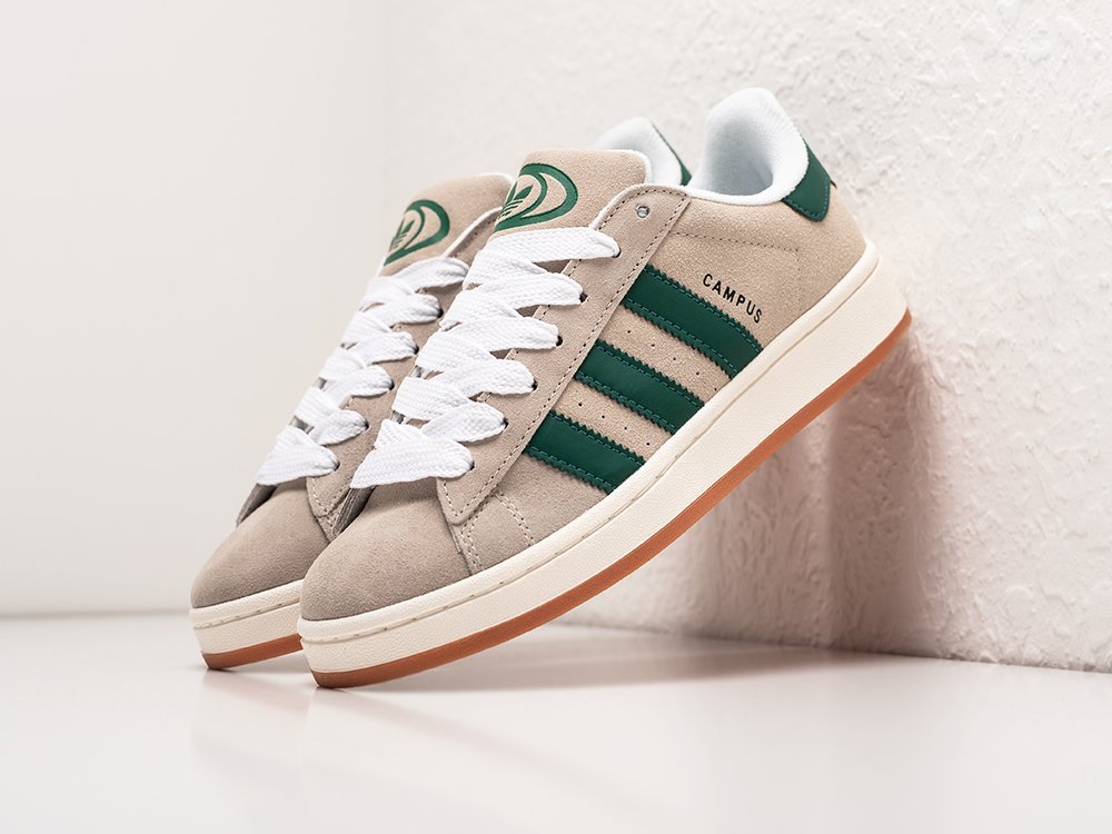 Adidas Campus бежевые замша мужские (AR30519) - фото 2 Adidas Campus бежевые замша мужские (AR30519) - фото 2