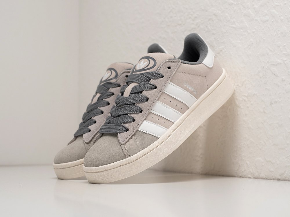 Adidas Campus WMNS серые замша женские (AR30521) - фото 2