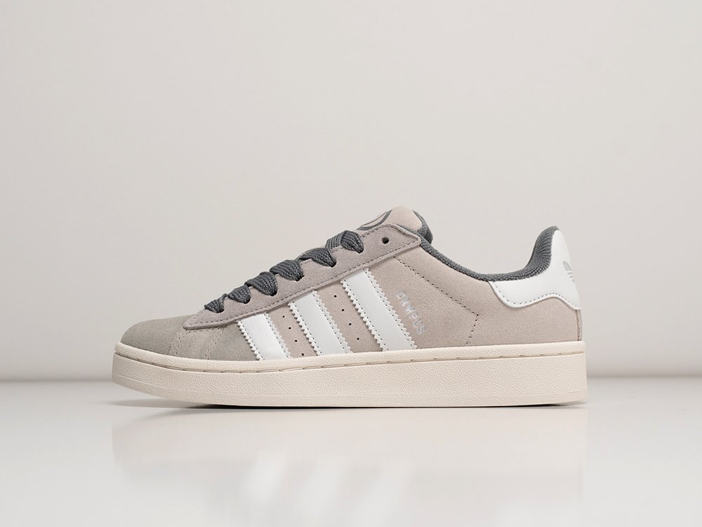 Adidas Campus WMNS серые замша женские (AR30521) - фото 1