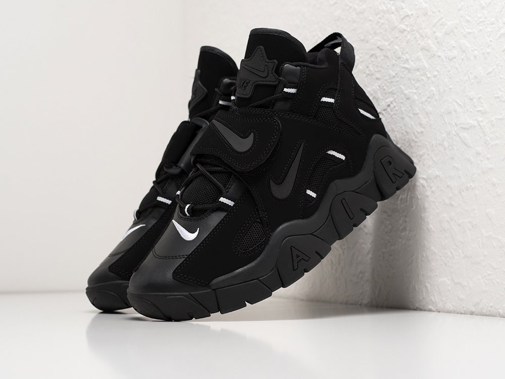Nike Air Barrage Mid черные кожа мужские (AR30526) - фото 2 Nike Air Barrage Mid черные кожа мужские (AR30526) - фото 2