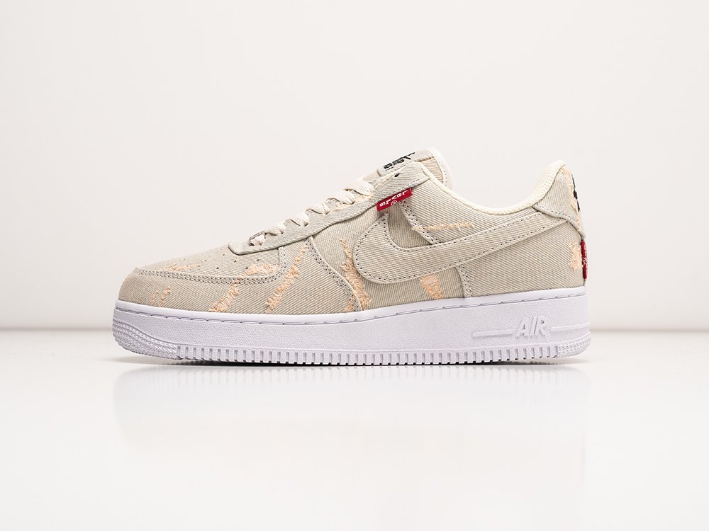 Nike Levis x Air Force 1 Low бежевые деним мужские (AR30535) - фото 1 Nike Levis x Air Force 1 Low бежевые деним мужские (AR30535) - фото 1