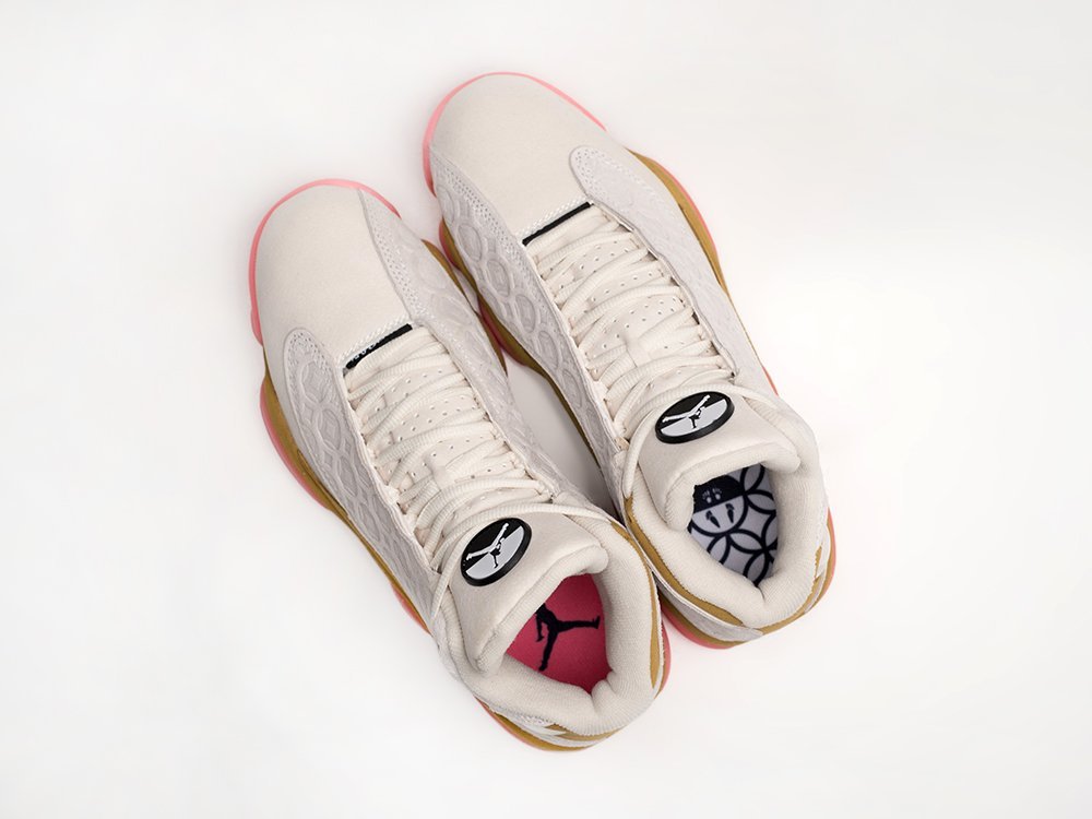 Nike Air Jordan 13 Retro Chinese New Year бежевые замша мужские (AR30555) - фото 3 Nike Air Jordan 13 Retro Chinese New Year бежевые замша мужские (AR30555) - фото 3