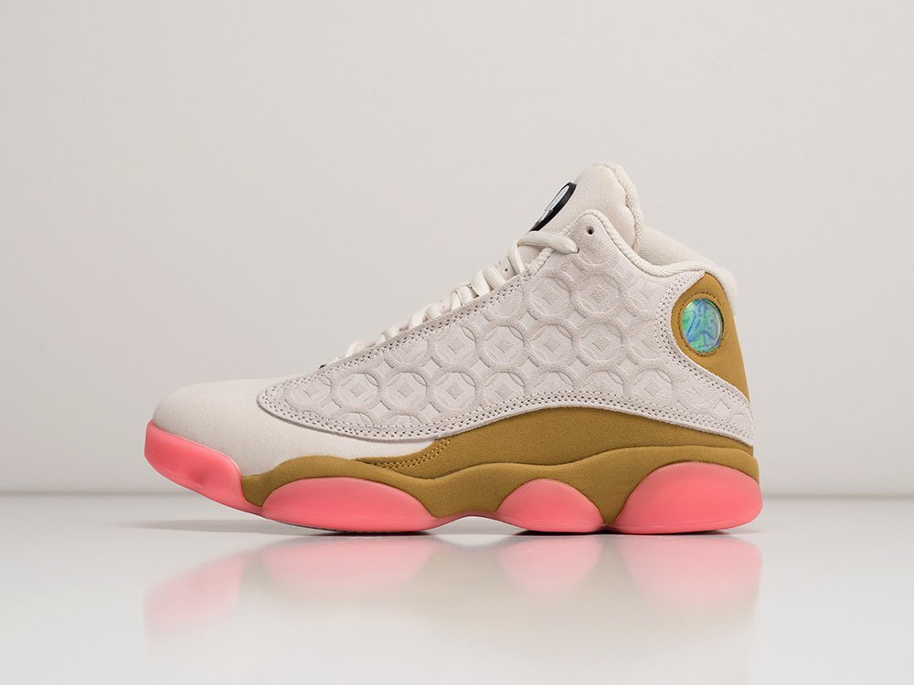 Nike Air Jordan 13 Retro Chinese New Year бежевые замша мужские (AR30555) - фото 1 Nike Air Jordan 13 Retro Chinese New Year бежевые замша мужские (AR30555) - фото 1