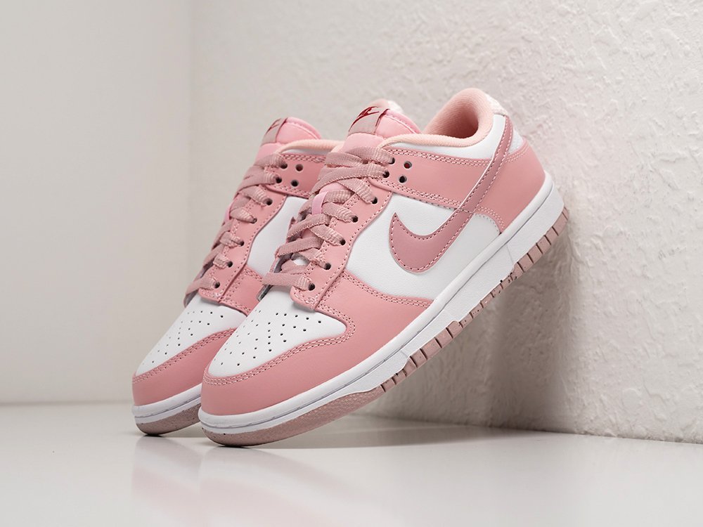 Nike Air Jordan 1 Low WMNS розовые кожа женские (AR30561) - фото 2