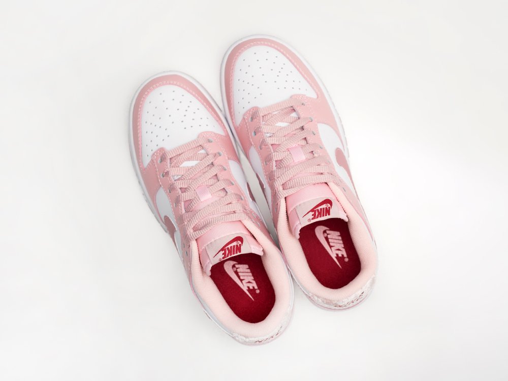 Nike Air Jordan 1 Low WMNS розовые кожа женские (AR30561) - фото 3